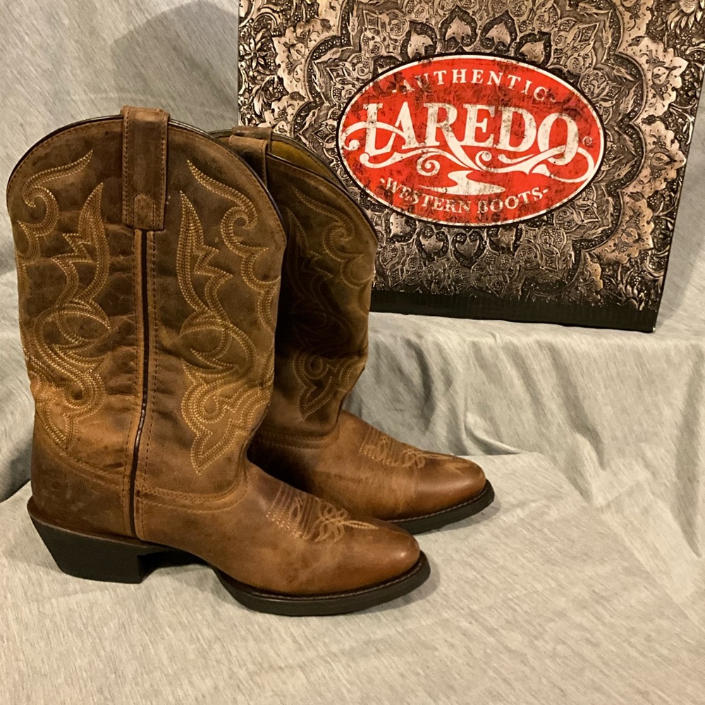 Laredo Maddie Tan Cowboy Boots